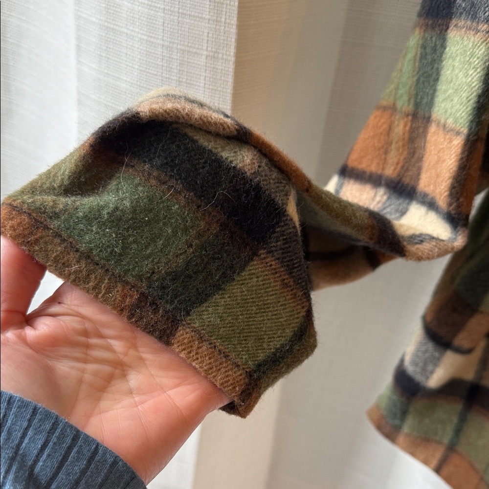Cozy Plaid Button-Down Shirt - Picture 2 of 6